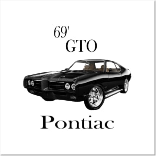 69 GTO Pontiac Posters and Art